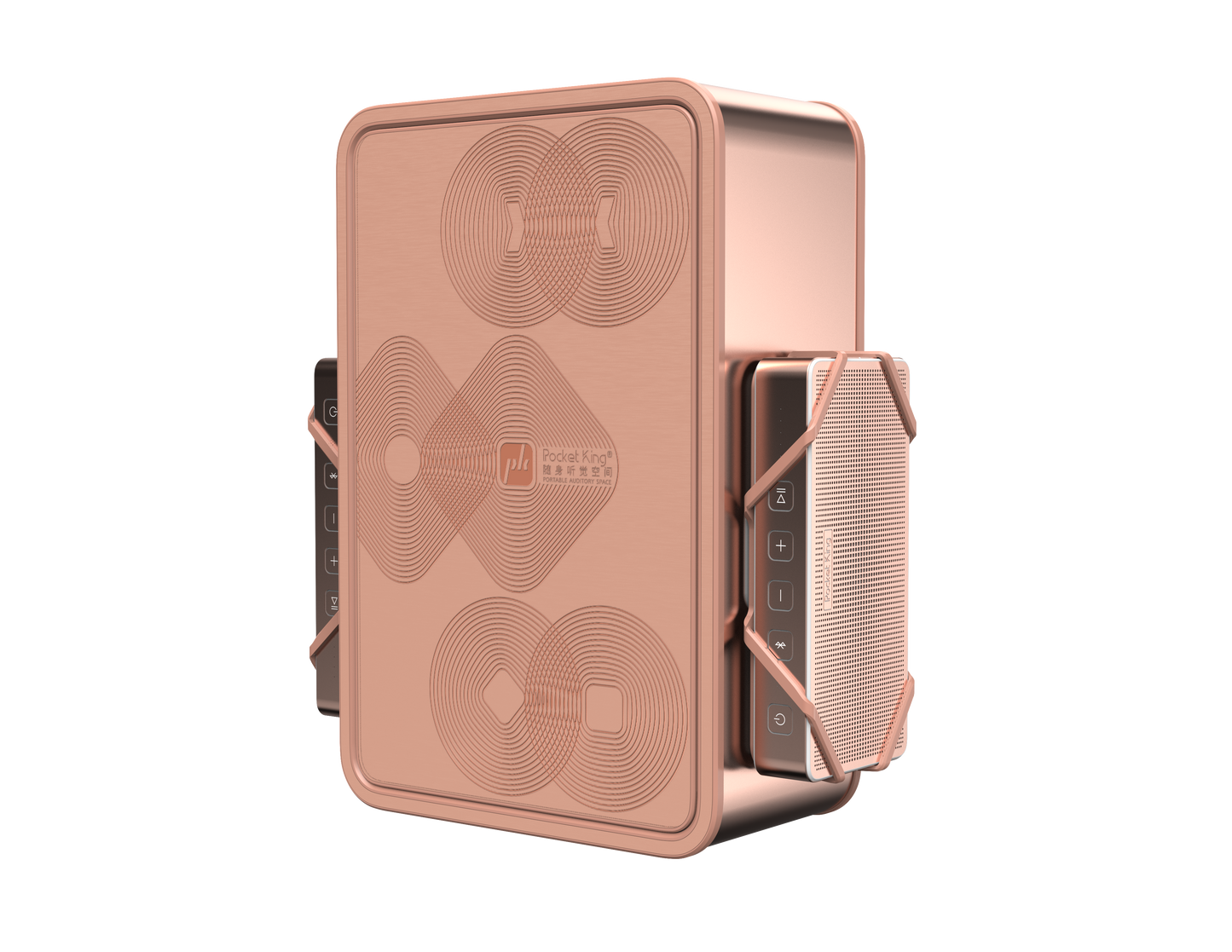 Pocket King Bluetooth Speaker｜Rose Gold Edition
