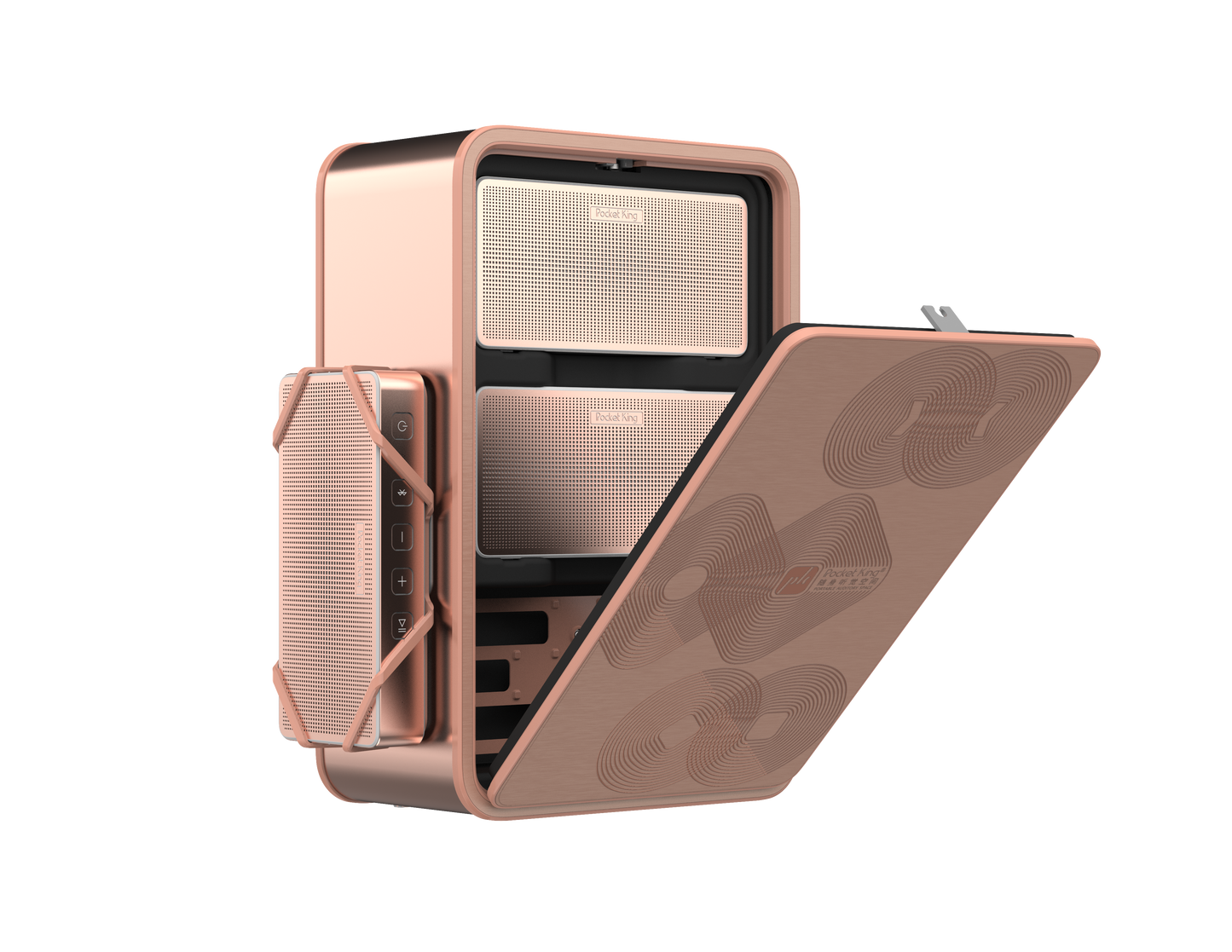Pocket King Bluetooth Speaker｜Rose Gold Edition
