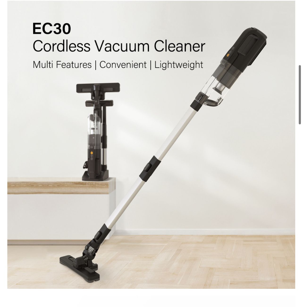 Cordless Vacuum Cleaner - Handheld, Multi-Purpose for Home & Car, Powerful Suction & Long Battery Life